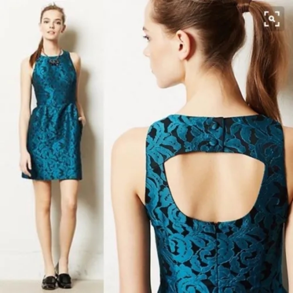 Anthropologie Tabitha Cocktail Midi Dress